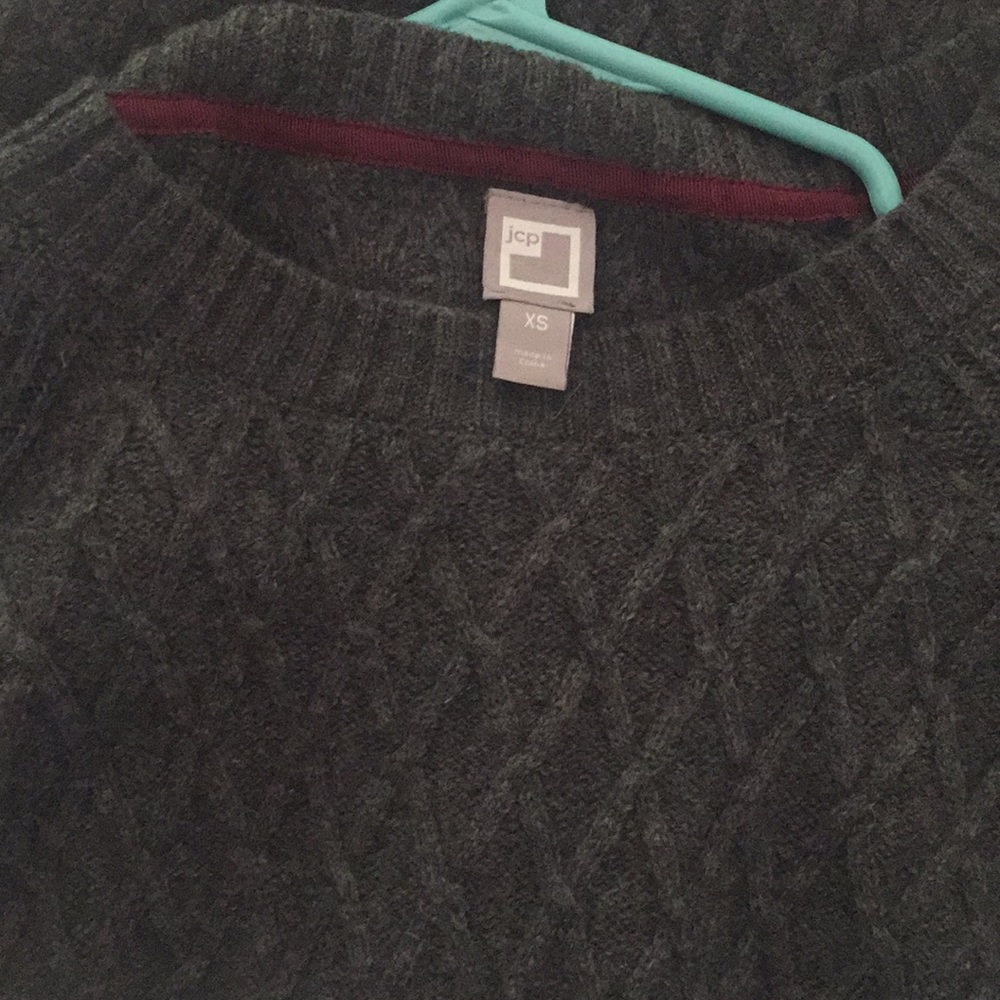 JCP XS Grey Sweater